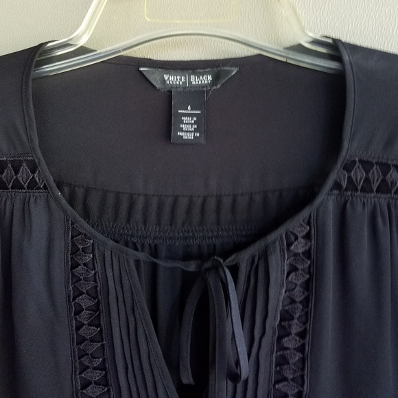 Black Eyelet Blouse - Picture 2 of 2